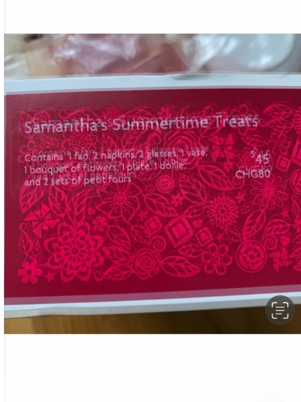 American Girl Samantha Retired Summertime Treats NEW